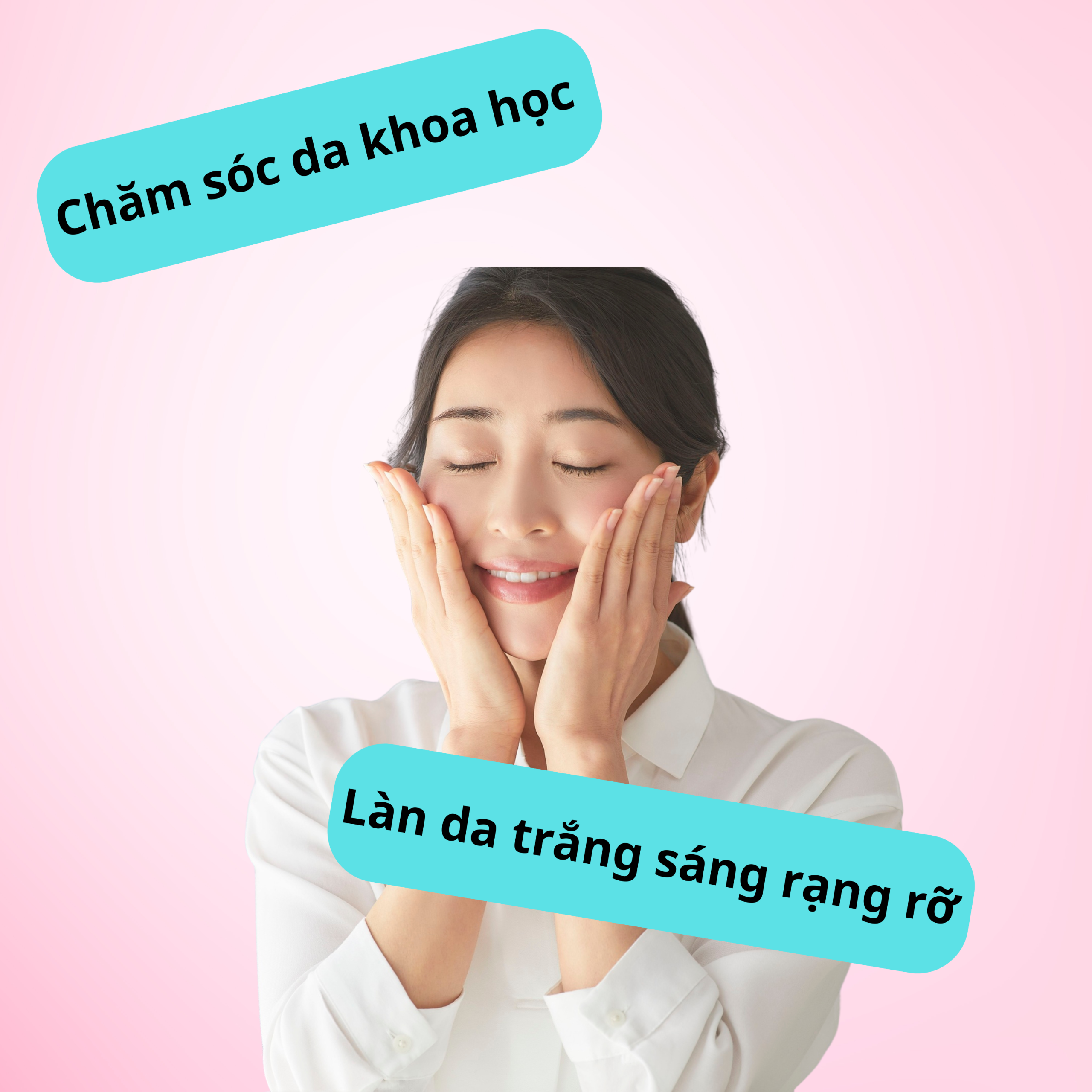 làn da trắng sáng - khoa học