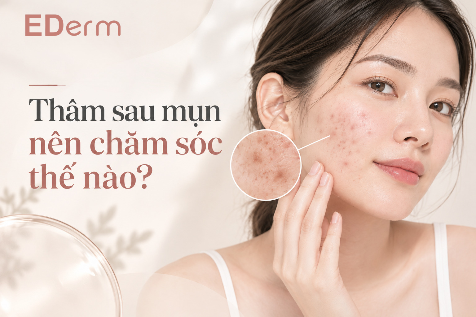 Thâm sau mụn nên chăm sóc thế nào